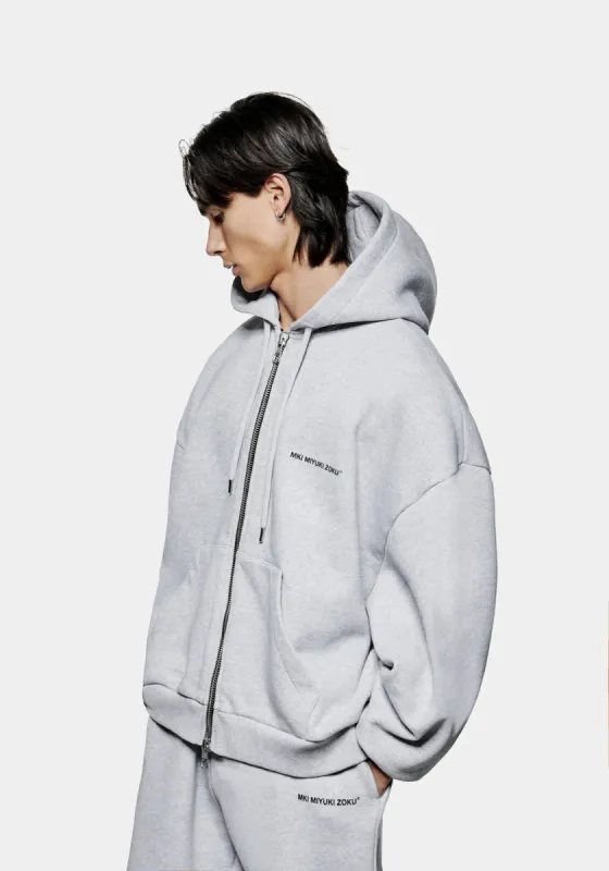Oversized Uniform Zip Through Hoodie sold by EQVVS