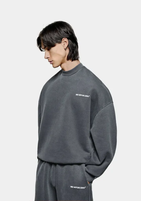 Oversized Uniform Crew Sweatshirt sold by EQVVS