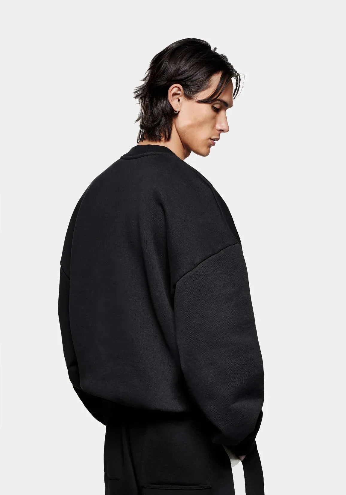 Oversized Linear Crewneck Sweatshirt sold by EQVVS product image thumbnail 2