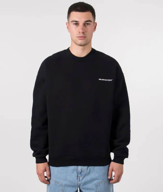 Oversized Uniform Crewneck Sweatshirt made by EQVVS