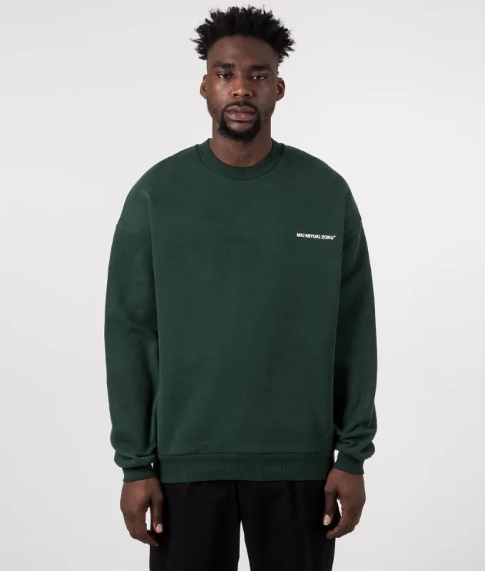 Oversized Uniform Crewneck Sweatshirt sold by EQVVS