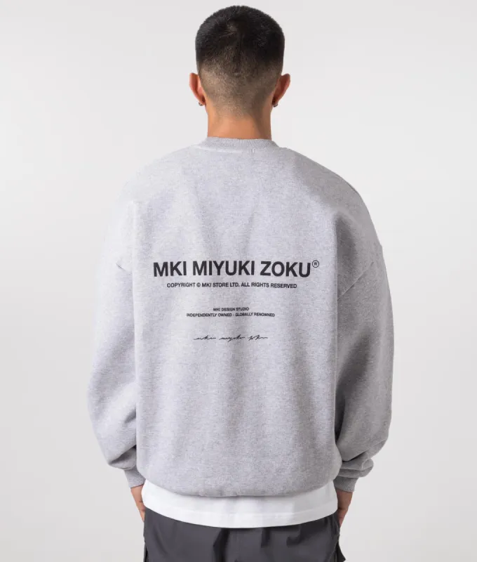 Oversized Fit Design Studio Crewneck Sweatshirt sold by EQVVS