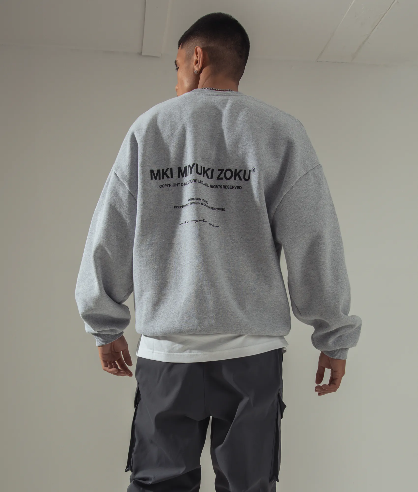 Oversized Fit Design Studio Crewneck Sweatshirt sold by EQVVS product image thumbnail 3