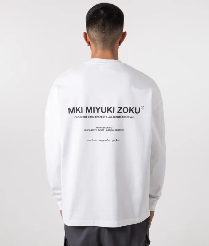 Oversized Fit Long Sleeve Design Studio T-Shirt sold by EQVVS