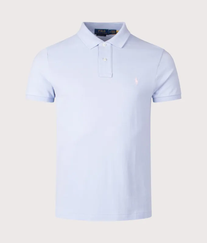 Custom Slim Fit Mesh Polo Shirt sold by EQVVS