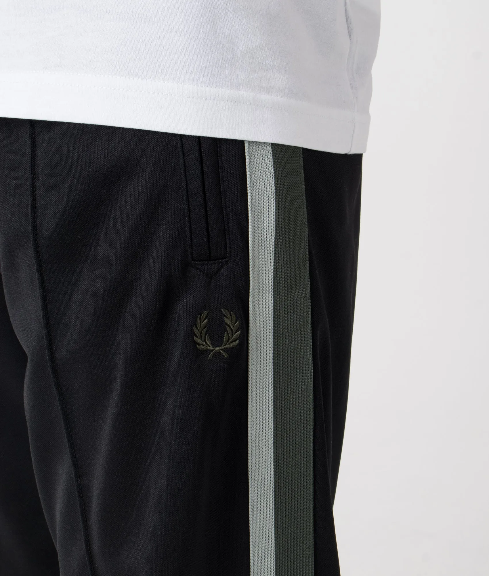 Two Colour Tape Track Pants sold by EQVVS product image thumbnail 4
