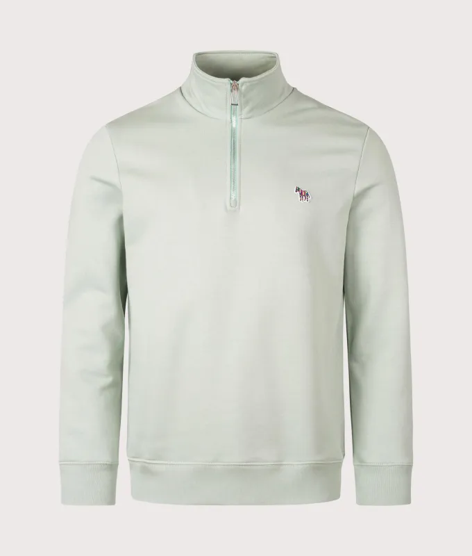 Zebra Quarter Zip Sweatshirt sold by EQVVS