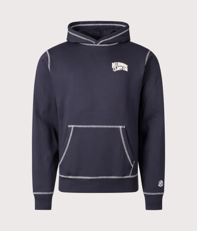 Puff Small Arch Logo Contrast Stitch Hoodie made by Billionaire Boys Club