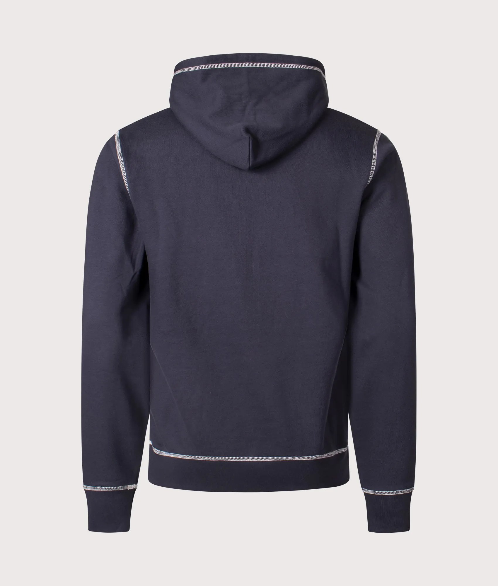 Puff Small Arch Logo Contrast Stitch Hoodie sold by EQVVS product image thumbnail 3