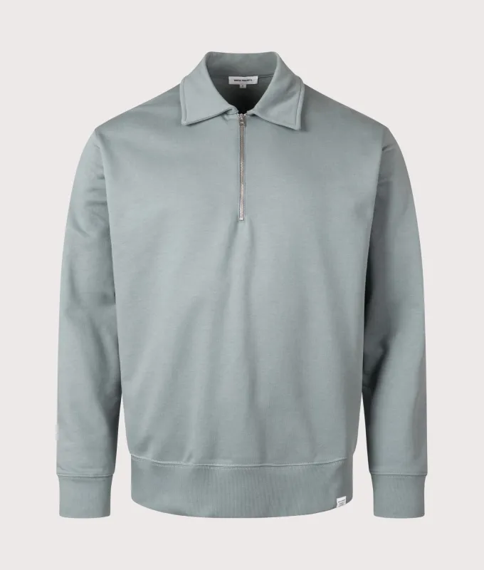 Relaxed Fit Ketel Quarter Zip Sweatshirt sold by EQVVS