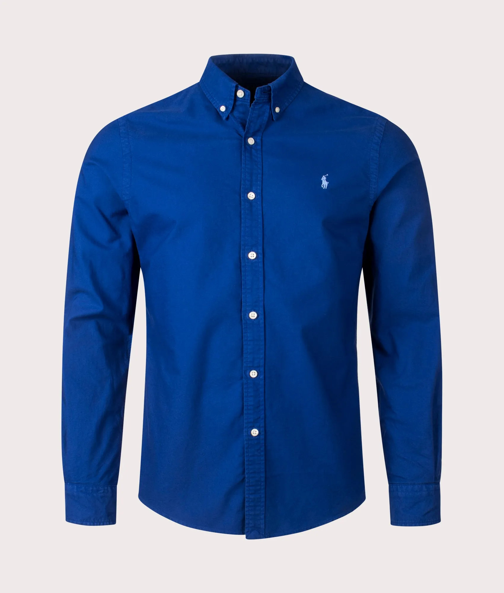Slim Fit Garment-Dyed Oxford Shirt sold by EQVVS