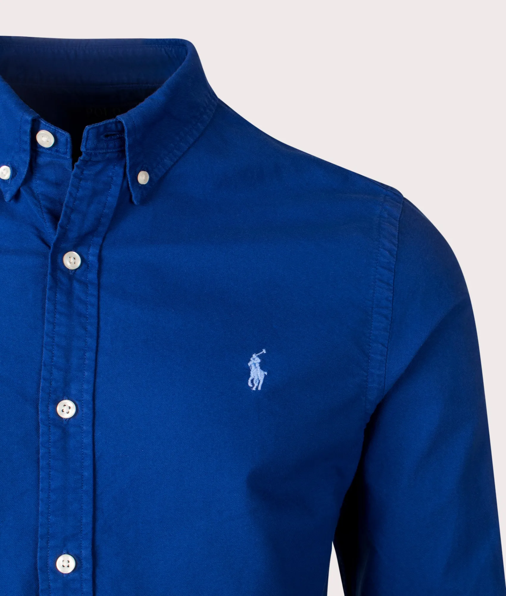 Slim Fit Garment-Dyed Oxford Shirt sold by EQVVS product image thumbnail 2