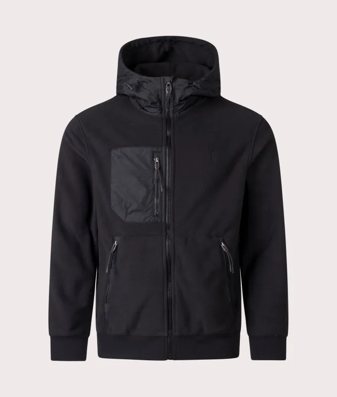 Brushed Fleece Hybrid Hoodie sold by EQVVS