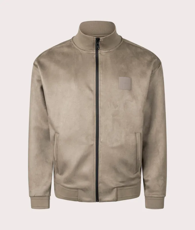 Sutton Suede Track Top sold by EQVVS