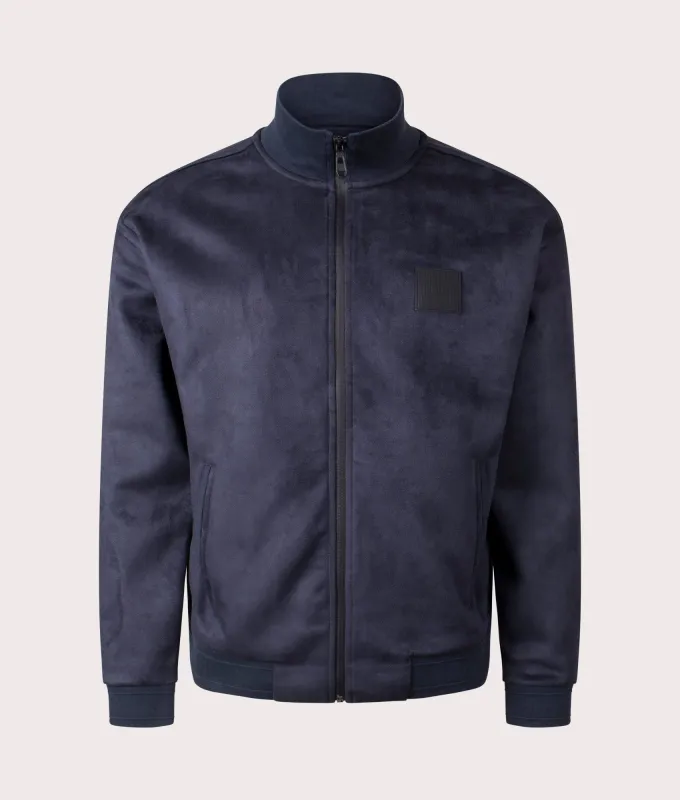 Sutton Suedette Track Top sold by EQVVS