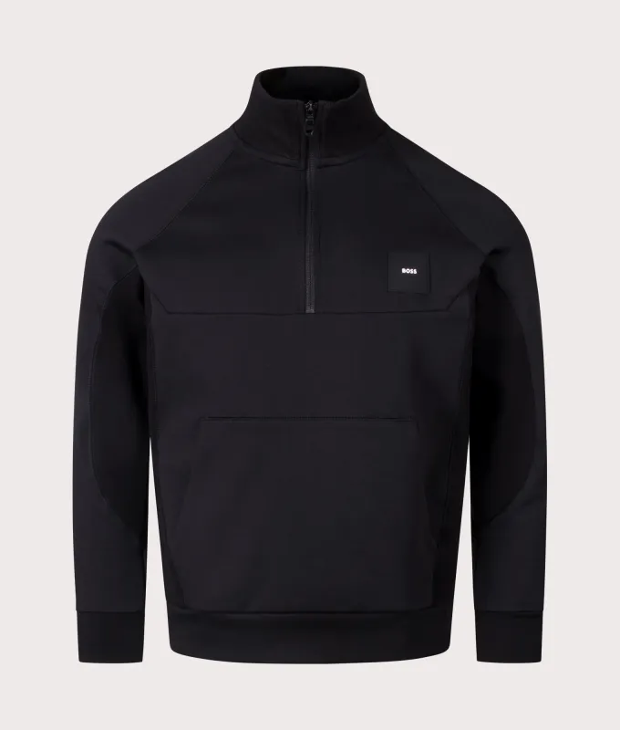 Rib Quarter Zip Sweatshirt sold by EQVVS