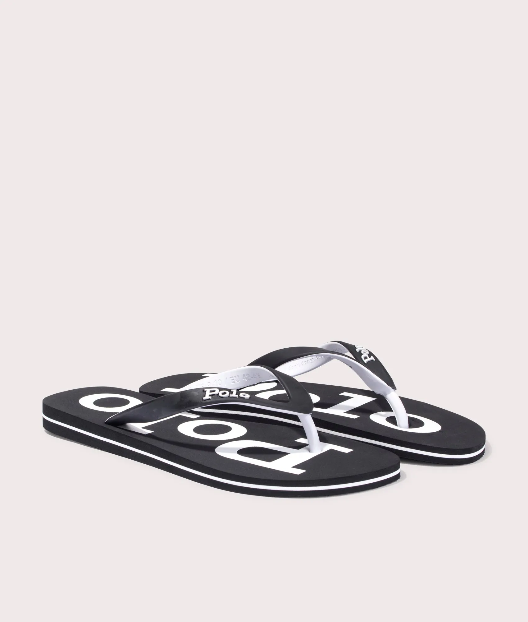 Bolt Logo Flip Flops sold by EQVVS