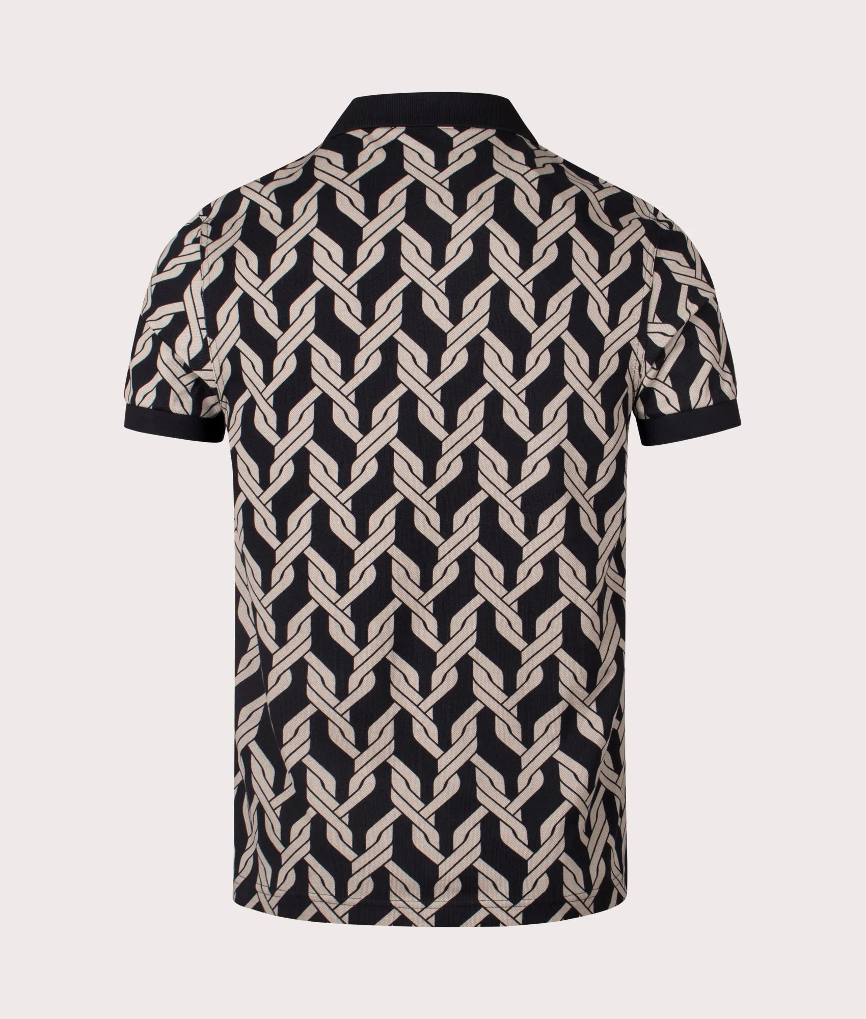 Cable Knit Print Polo Shirt sold by EQVVS product image thumbnail 3