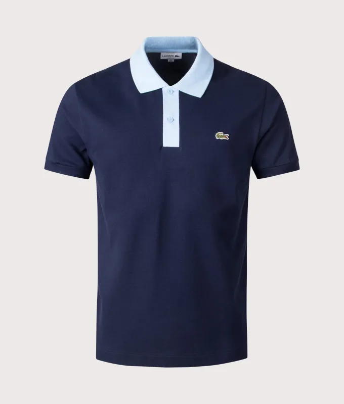 Ribbed Collar Polo Shirt sold by EQVVS