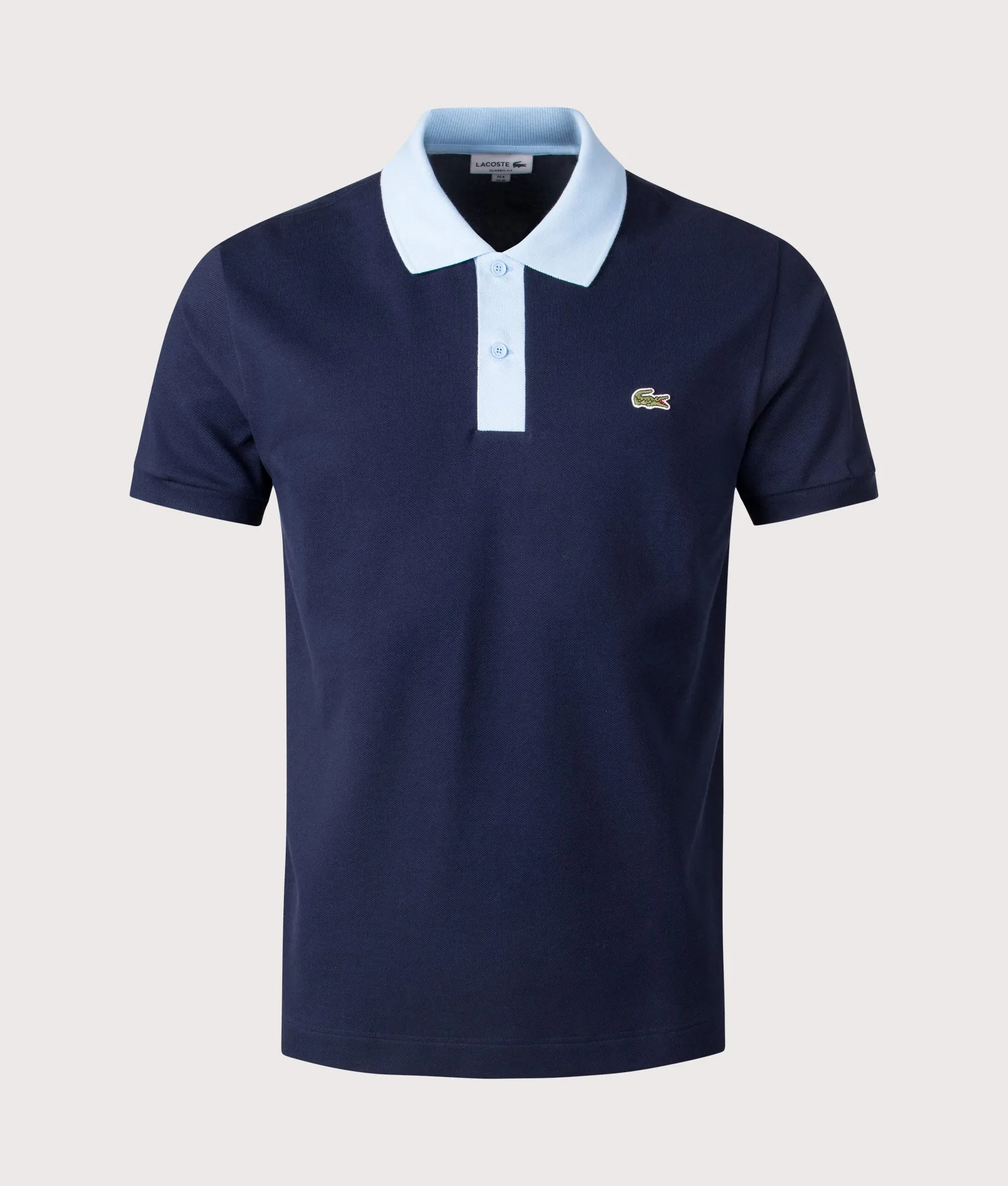 Ribbed Collar Polo Shirt sold by EQVVS