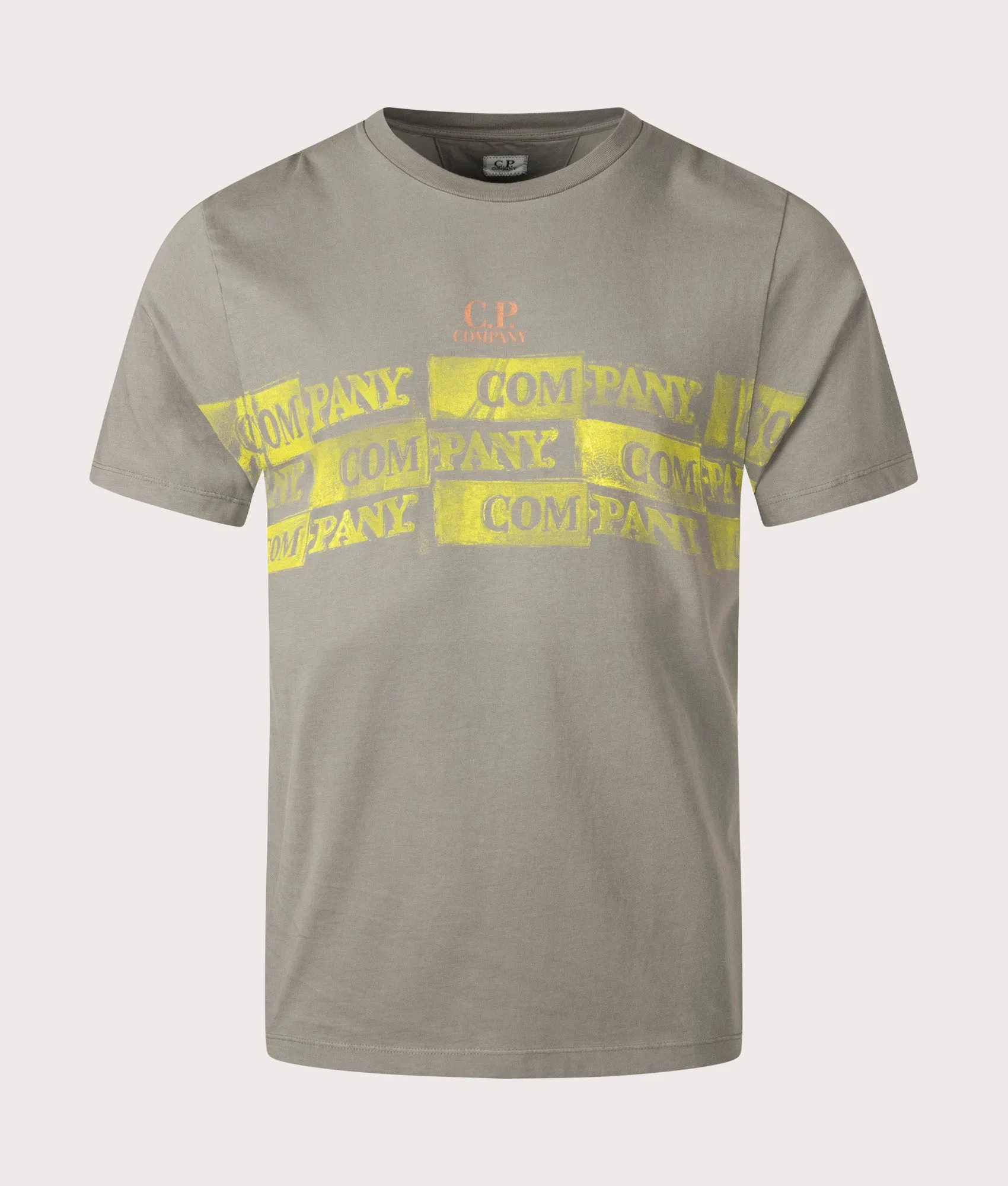 Hand Printed Horizontal Logo T-Shirt sold by EQVVS