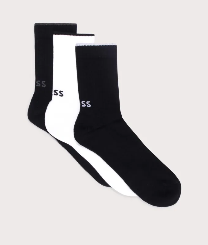 3 Pack Rib Logo Bamboo Socks sold by EQVVS