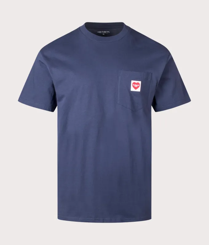 Relaxed Fit Pocket Heart T-Shirt sold by EQVVS