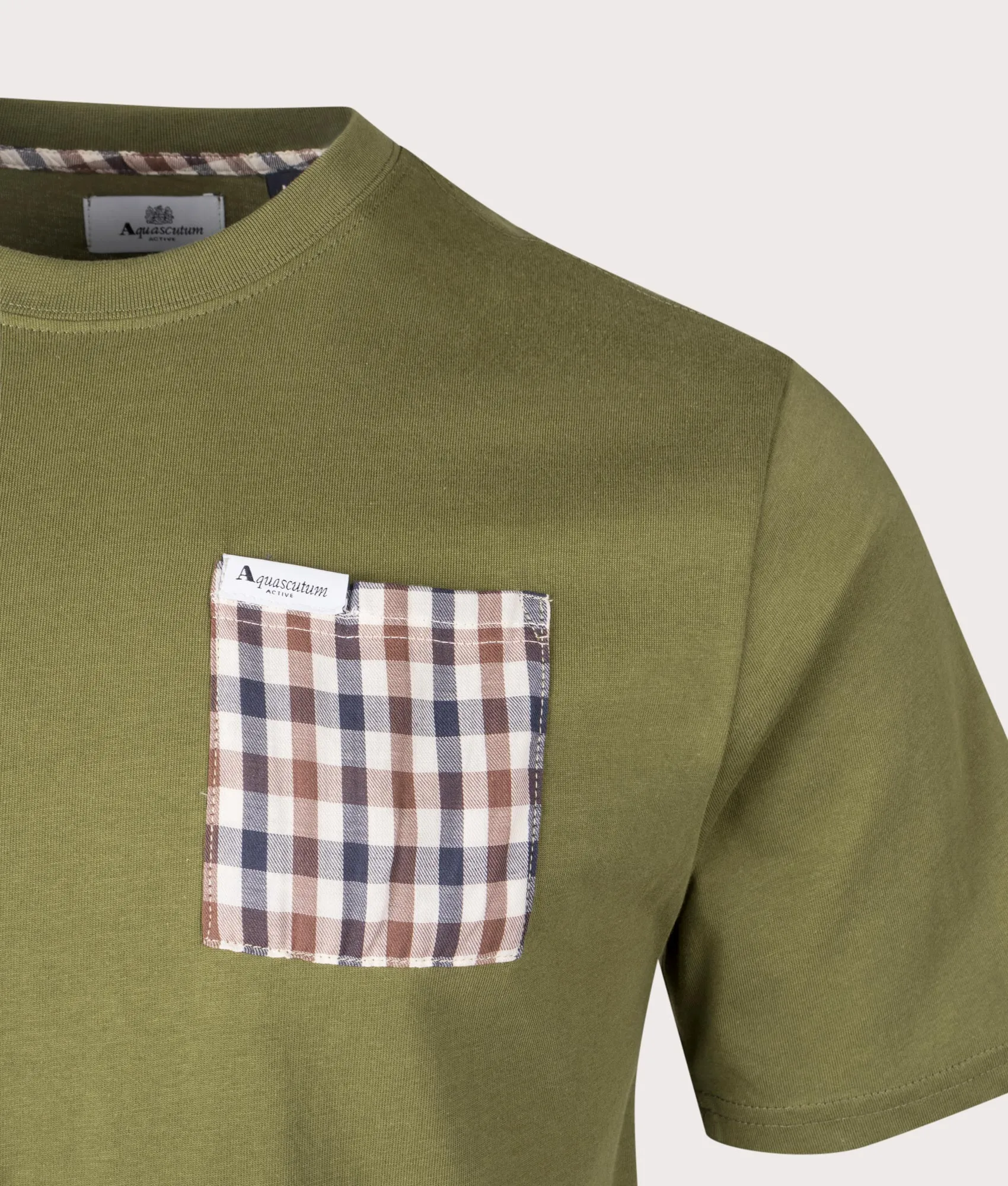 Club Check Pocket T-Shirt sold by EQVVS product image thumbnail 2