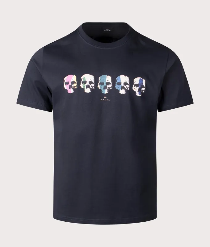 Multi Skull T-Shirt sold by EQVVS