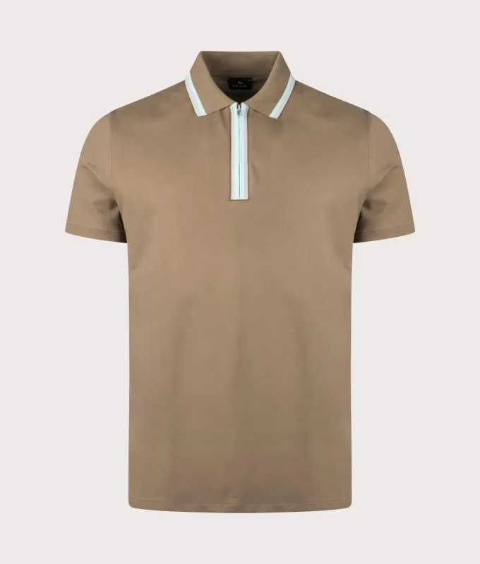 Quarter Zip Polo Shirt sold by EQVVS