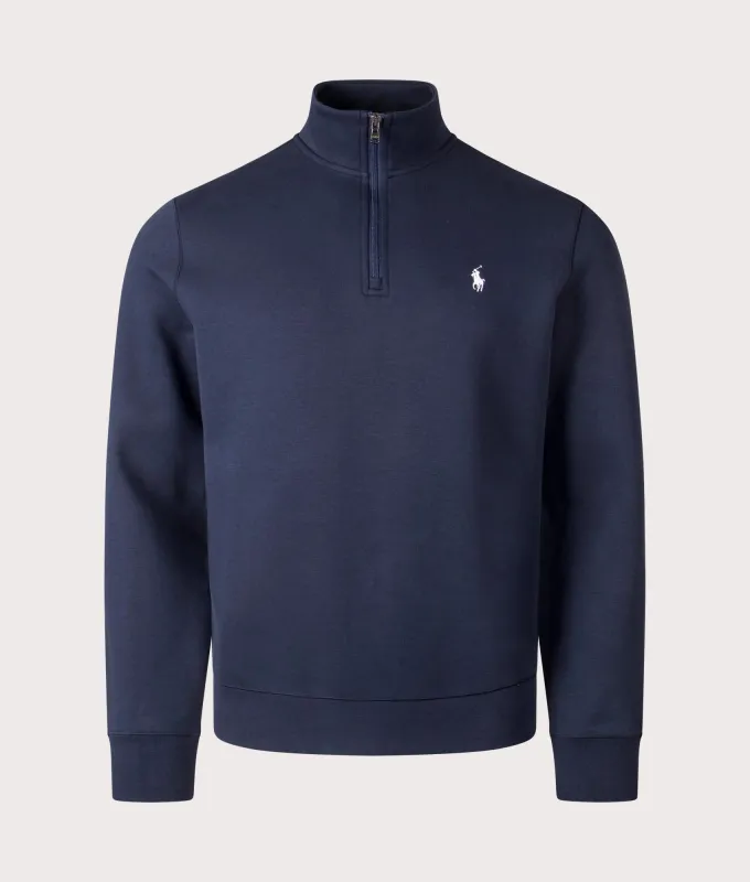 Double-Knit Quarter Zip Sweatshirt sold by EQVVS