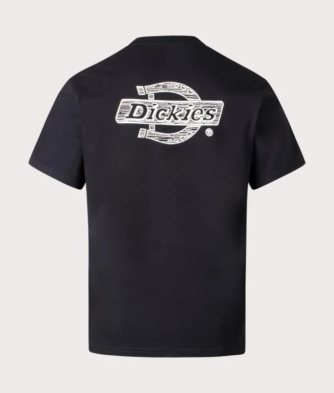 Relaxed Fit Wood Logo T-Shirt sold by EQVVS