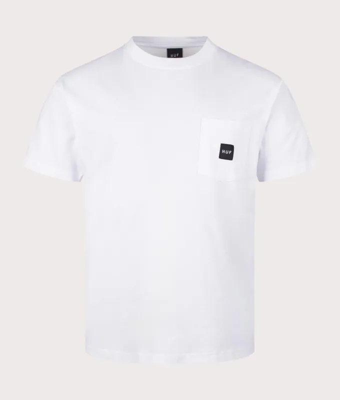 Huf Set Box Logo Pocket T-Shirt sold by EQVVS