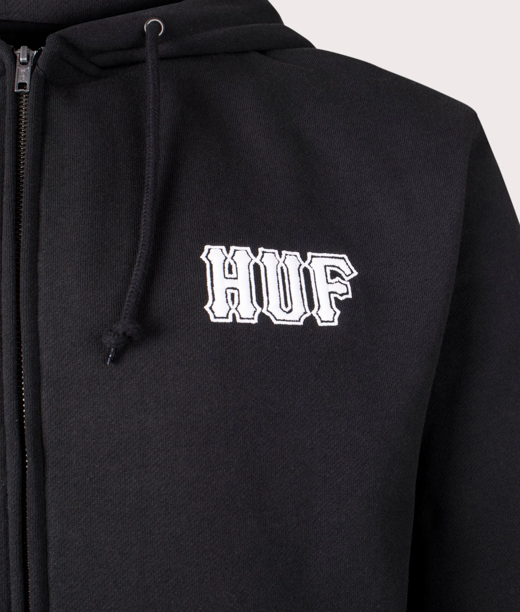 HUF Set Classic Logo Zip Through Hoodie sold by EQVVS product image thumbnail 2