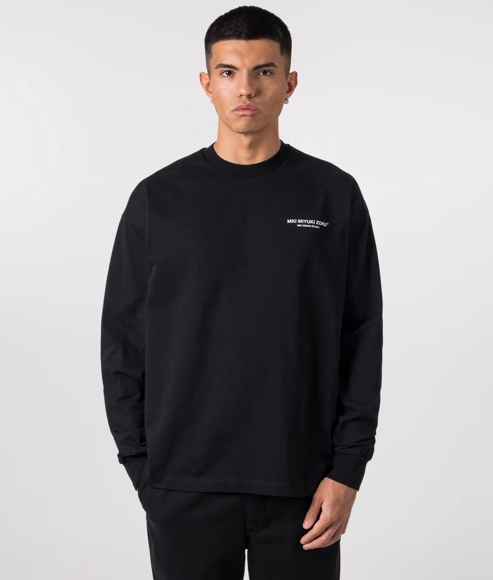 Oversized Fit Long Sleeve Design Studio T-Shirt sold by EQVVS product image thumbnail 2