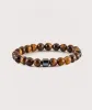 Tigers Eye Beaded Stretch Bracelet sold by EQVVS