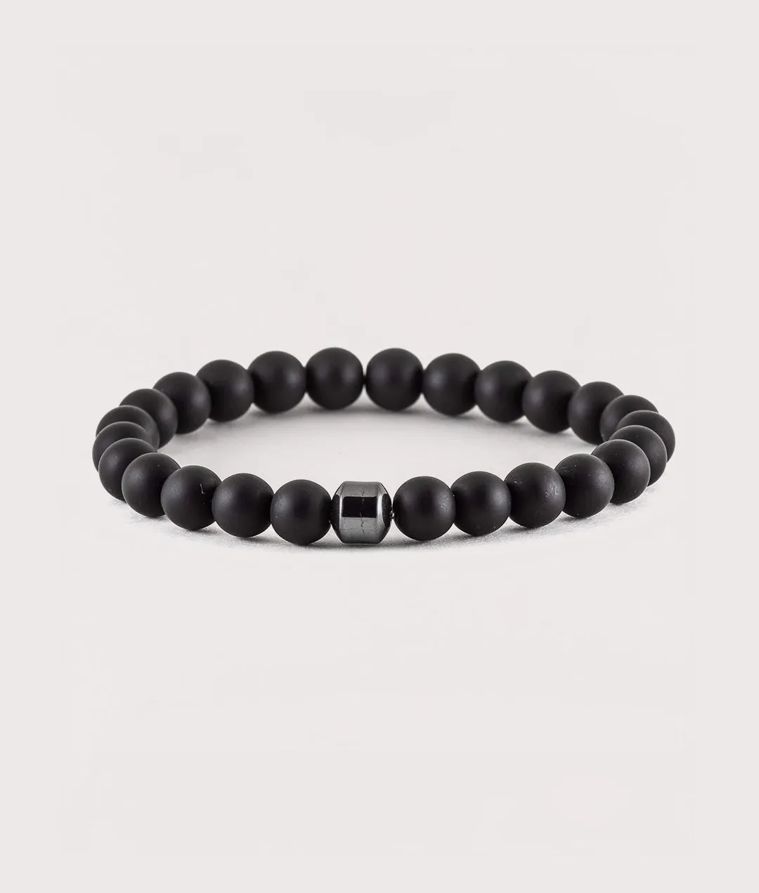 Onyx Beaded Stretch Bracelet sold by EQVVS