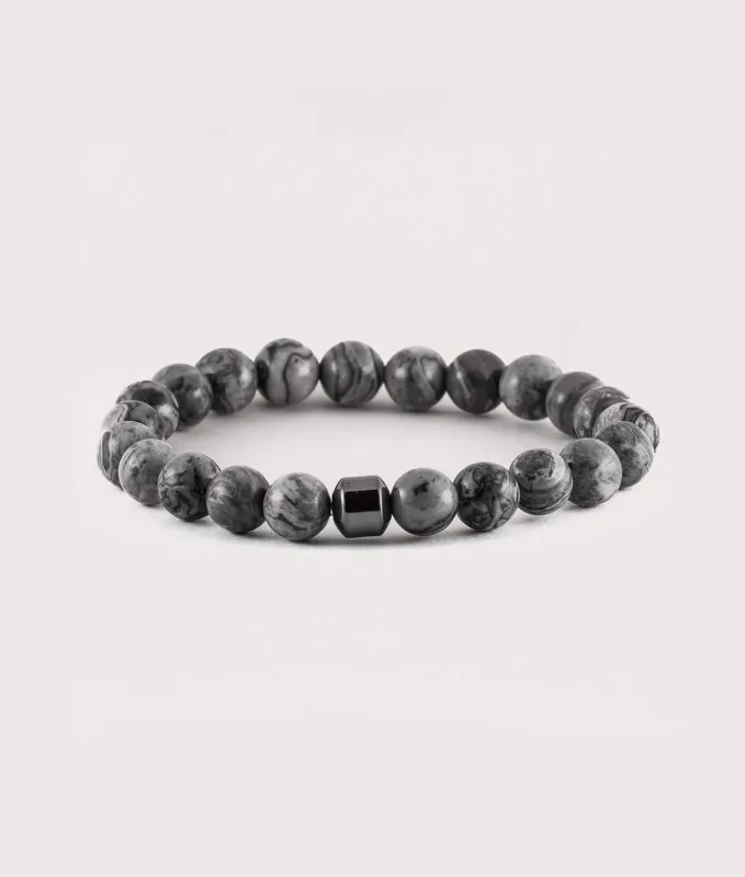 Labradorite Beaded Stretch Bracelet sold by EQVVS