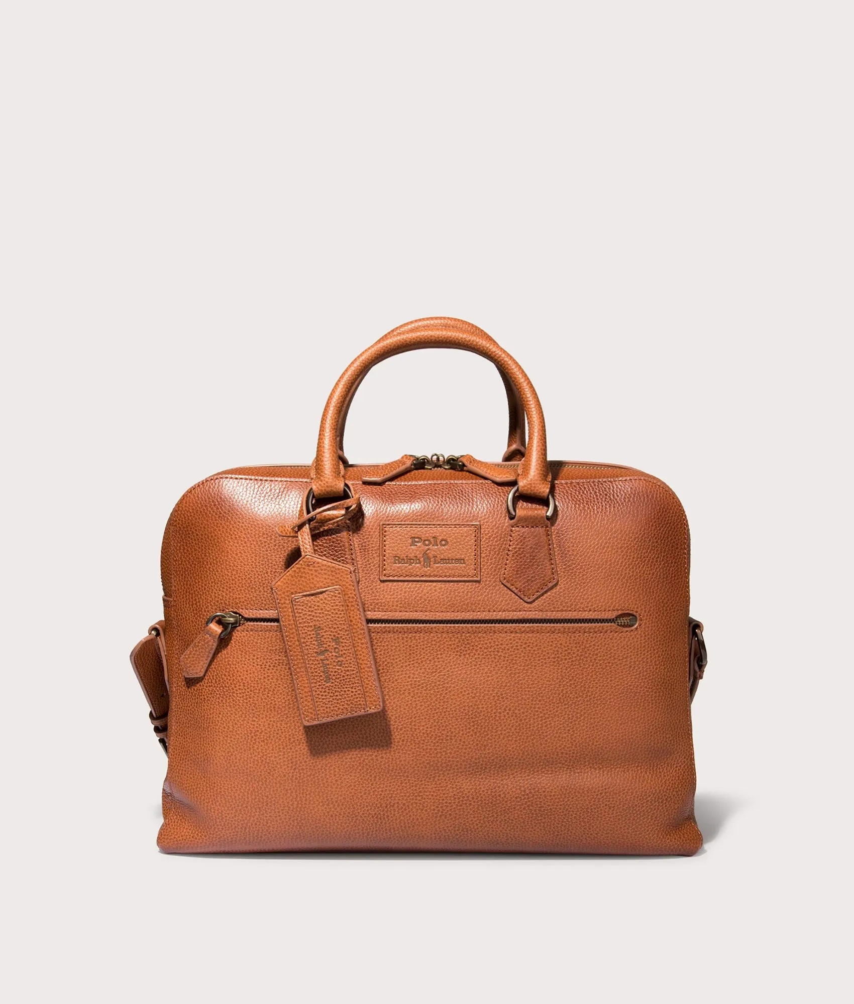 Pebbled Leather Commuter Bag sold by EQVVS