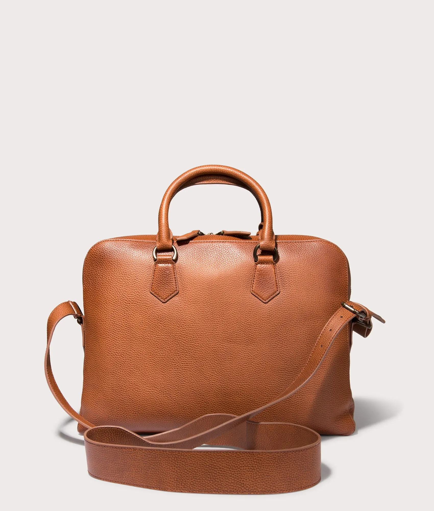 Pebbled Leather Commuter Bag sold by EQVVS product image thumbnail 3