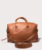 Pebbled Leather Duffel Bag sold by EQVVS