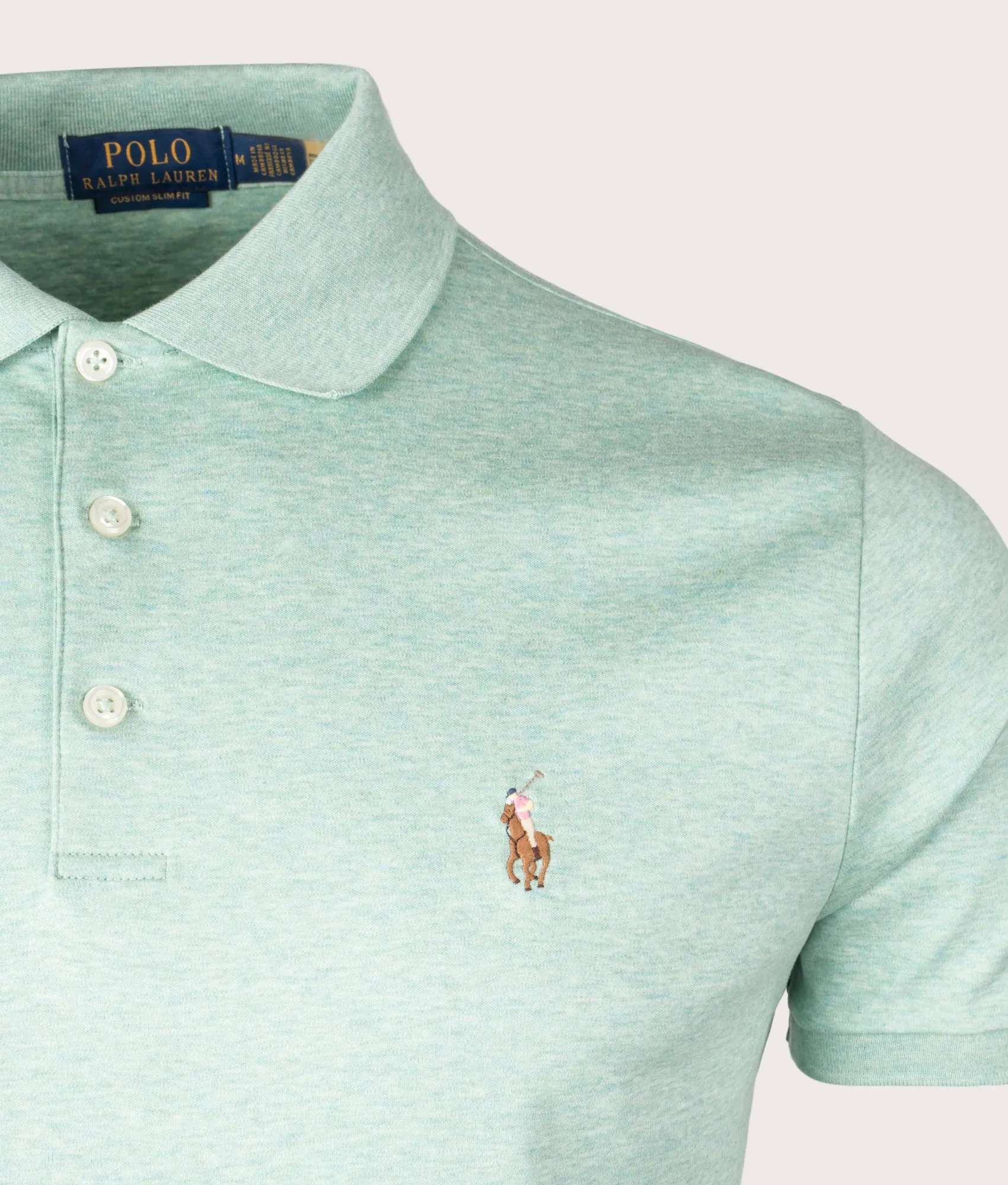Custom Slim Fit Soft Cotton Polo Shirt sold by EQVVS product image thumbnail 2