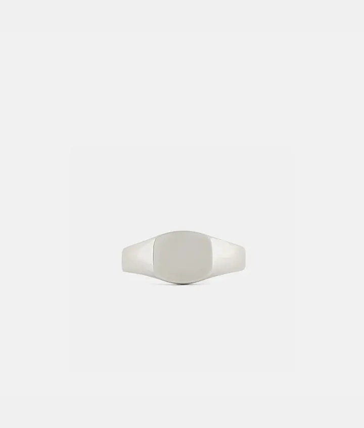 Silver Signet Ring sold by EQVVS product image thumbnail 3