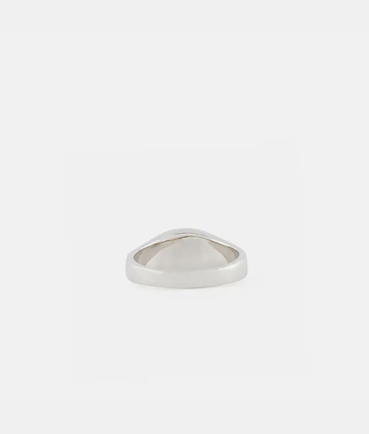 Silver Signet Ring sold by EQVVS product image thumbnail 5