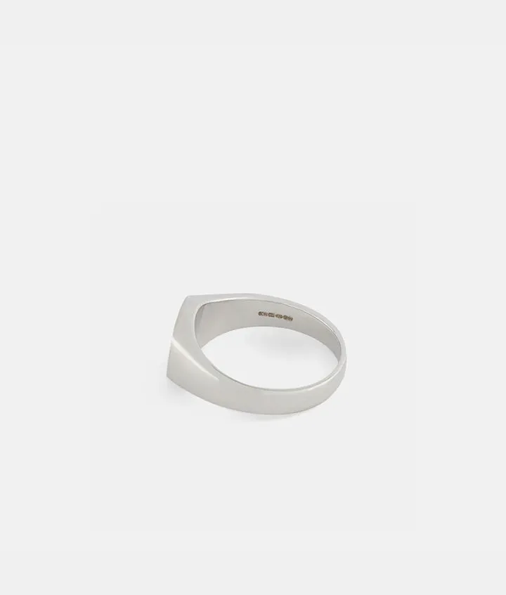 Silver Signet Ring sold by EQVVS product image thumbnail 4