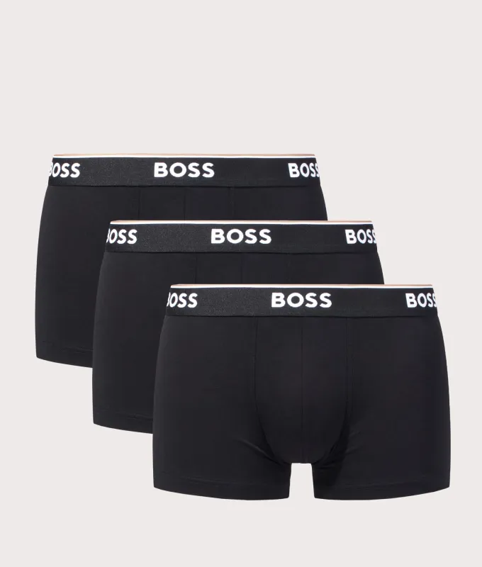 3 Pack Regular Fit Power Trunks made by Hugo Boss
