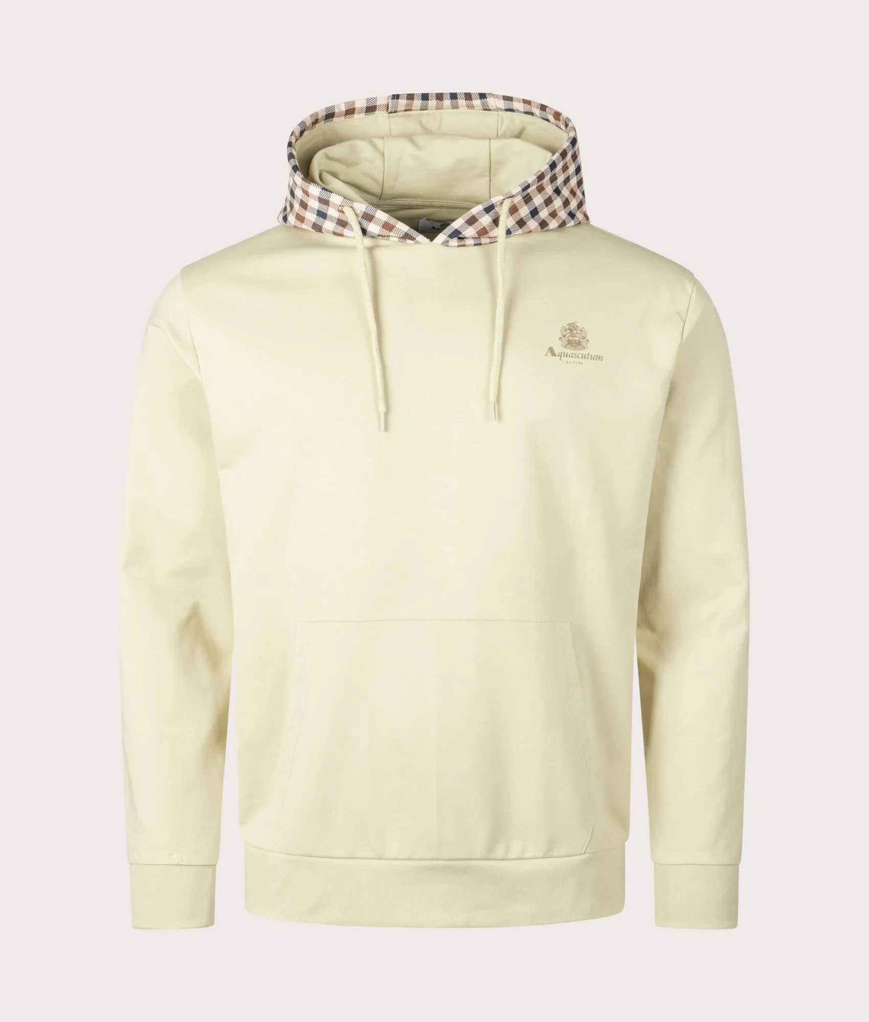 Club Check Hood Overhead Hoodie sold by EQVVS