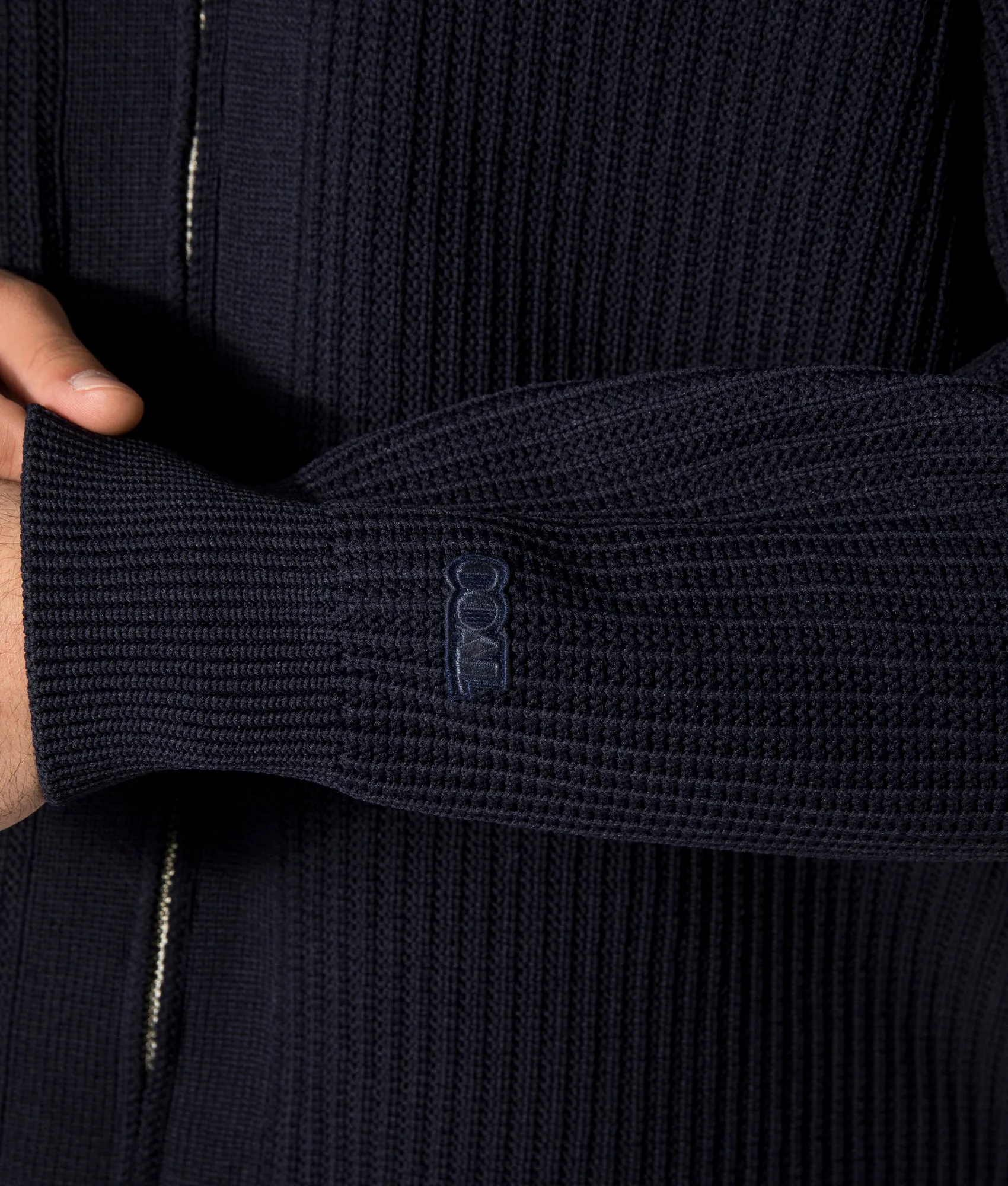 Oversized 5G Zip Through Cardigan sold by EQVVS product image thumbnail 4