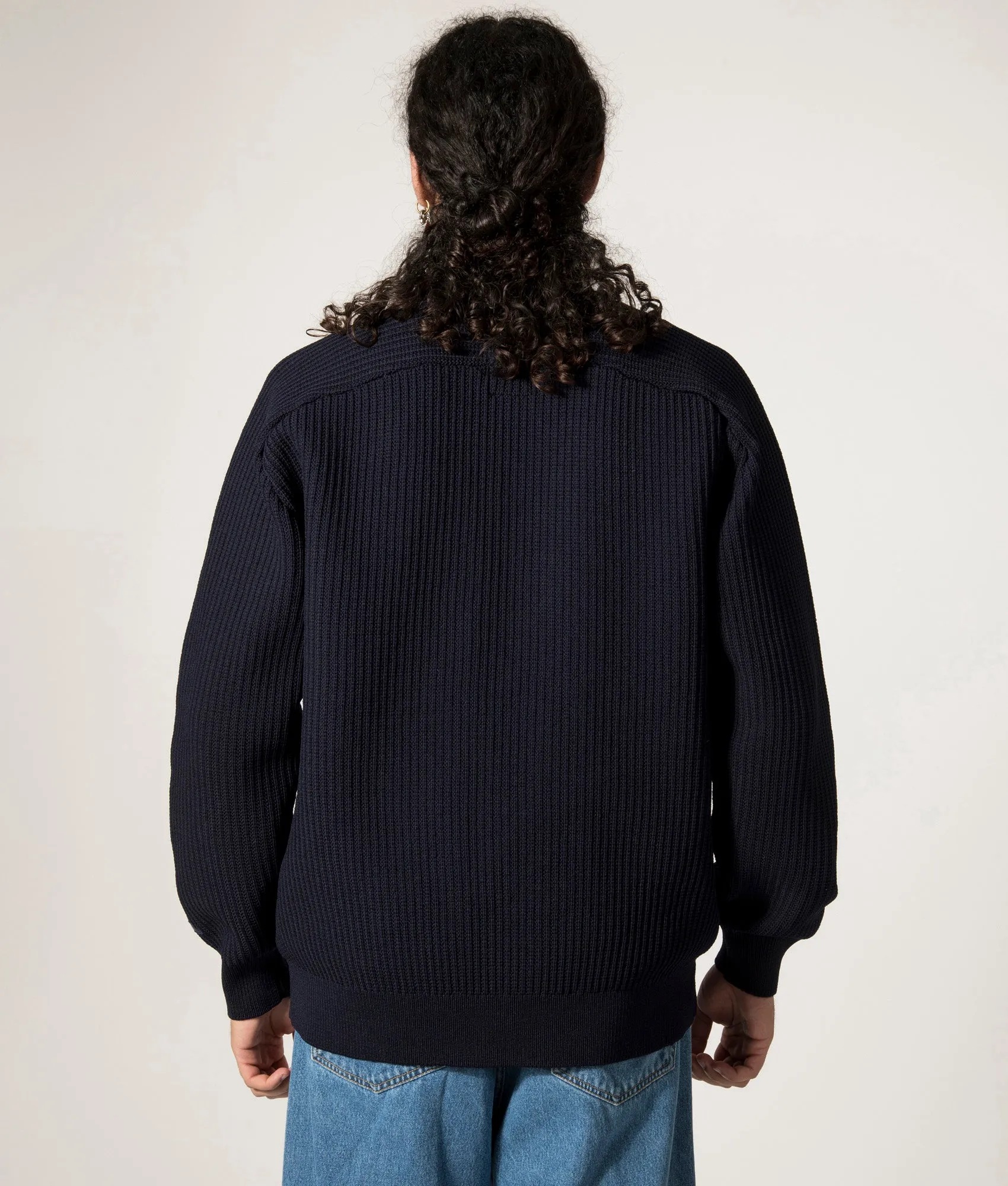 Oversized 5G Zip Through Cardigan sold by EQVVS product image thumbnail 5