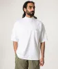 Oversized Mock Neck T-Shirt sold by EQVVS